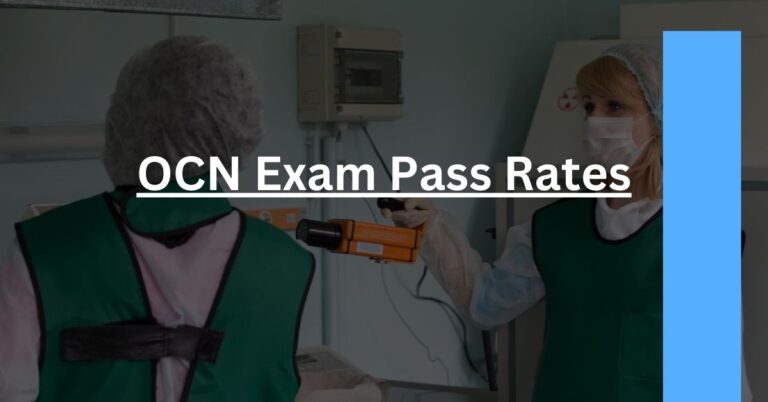 OCN Exam Pass Rates