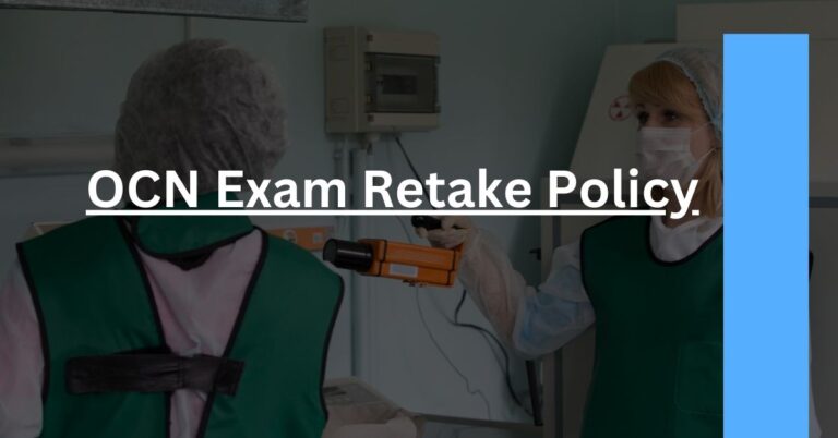 OCN Exam Retake Policy