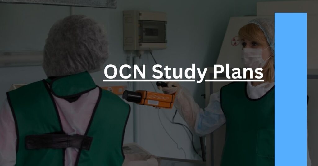 OCN Study Plans