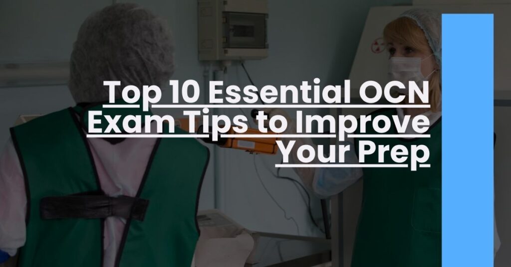 Top 10 Essential OCN Exam Tips to Improve Your Prep